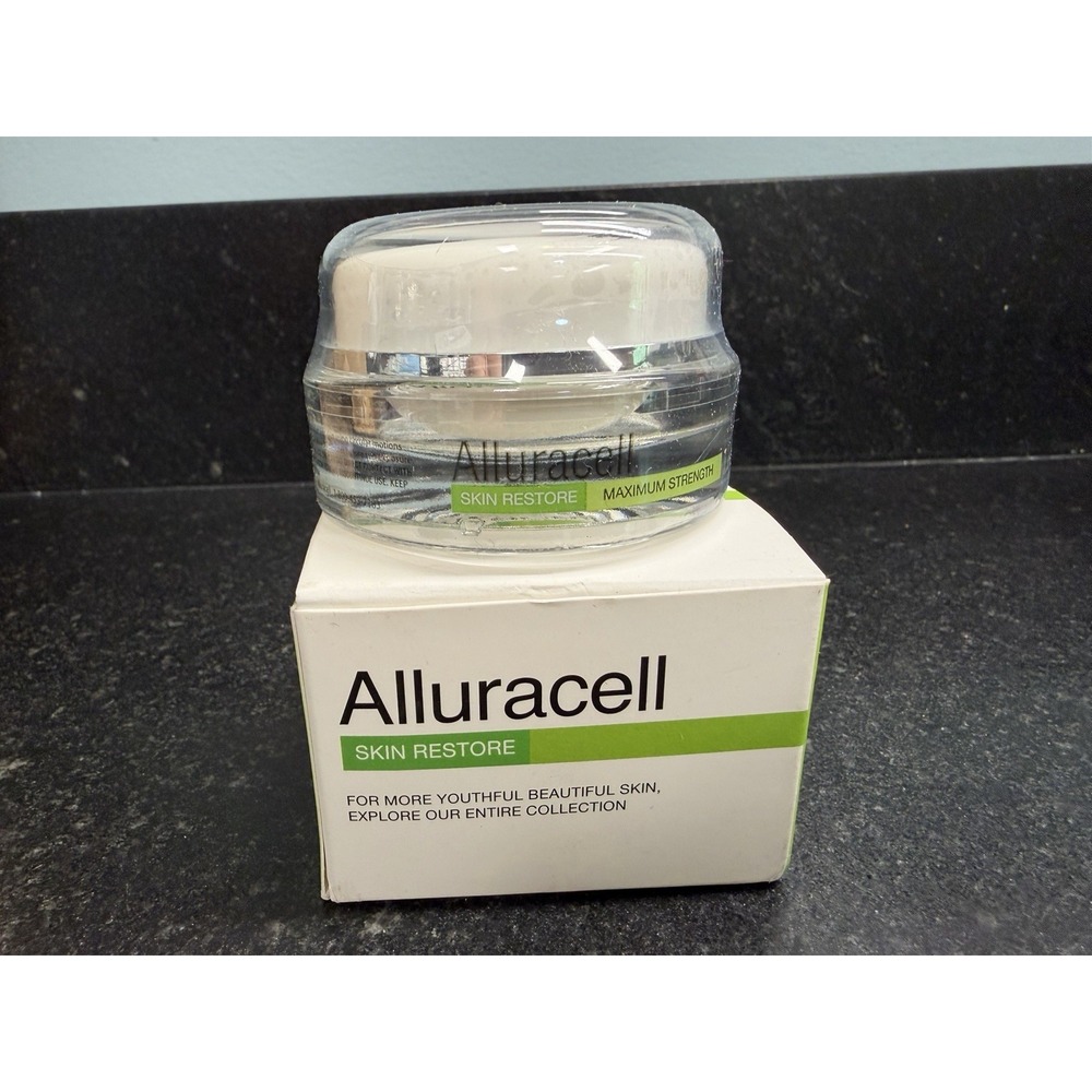 New Sealed Alluracell Skin Restore Advance Anti-Aging Skin‎ Cream 0.5 Fl Oz/15mL